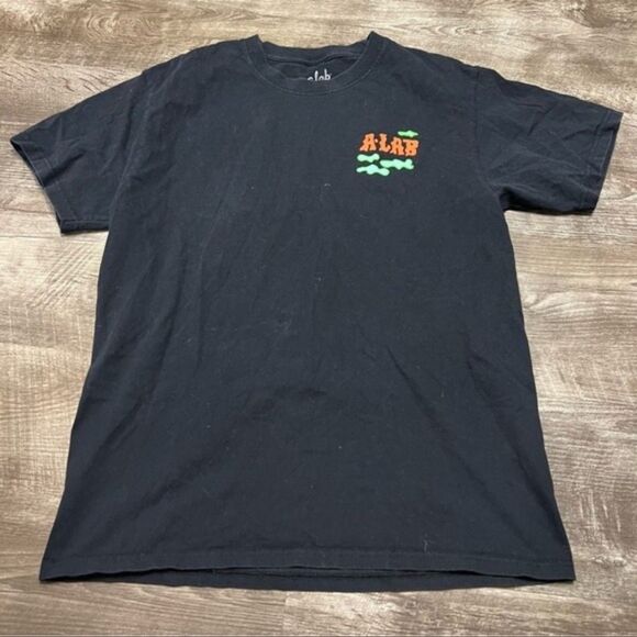 A-Lab “everything ends live while you can” Short Sleeve Shirt Size Medium - Picture 1 of 6
